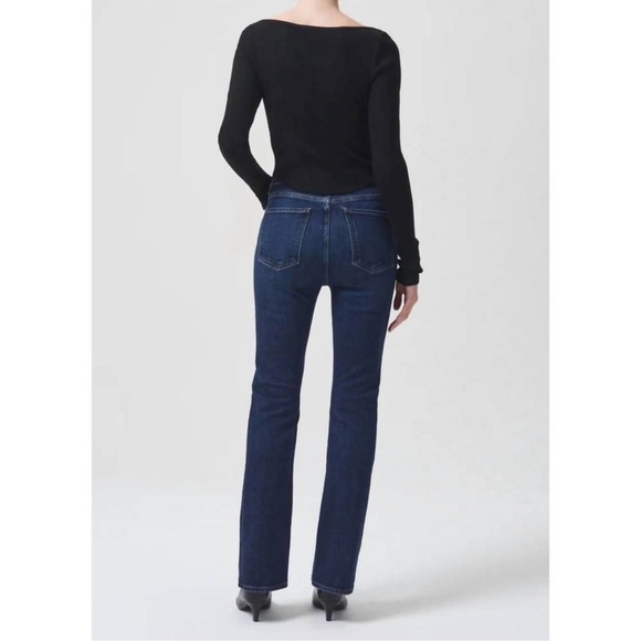 Agolde Nico High Rise Slim Boot Jeans in Song Size 26 - Picture 3 of 8